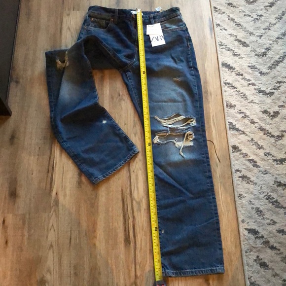 NEW!! HP 🥳Zara Highwaisted Straight Leg Jeans - Picture 12 of 15